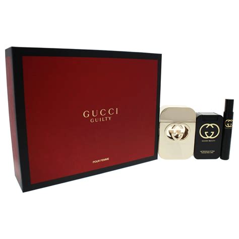 gucci guilty perfume gift set for her|Gucci Guilty cheapest price.